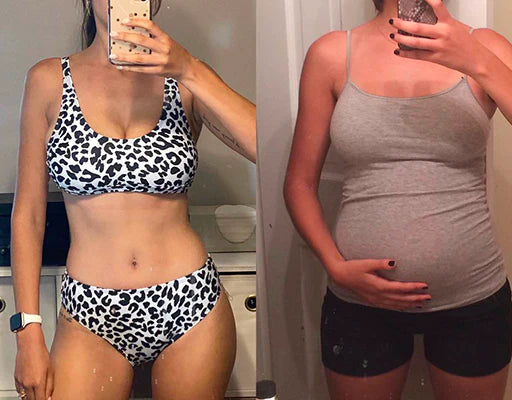 Your stomach is flat in the morning, but by evening you look six months pregnant.