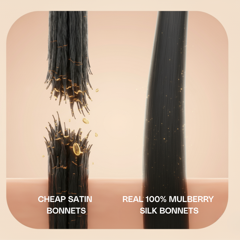 4. Real Silk vs Cheap Satin: Why Material Is Everything For Hair Growth